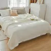 Dekens Lichtgewicht Scandinavisch katoenen garen Sprei op de bank Picknickdeken Gooi Boho Decor Omkeerbaar Zacht