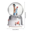 Lådor par Crystal Ball Music Box Musical Crystal Ball Creative Automatic Snowflake Spraying Sky Music Box Valentine's Day Gift