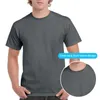 T-shirts pour hommes T-shirt publicitaire imprimé T-shirt de sport respirant avec col rond