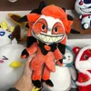 Action Toy Figures Hot Selling 30cm Alastor Plush Toys Hazbined Hotels Alastor Soft Animal Stuffed Doll Cute Plushie Figure Toys Festival Gift T240325