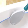 Fırçalar Yok itme itme Tuvalet fırçası Duvara monte uzun saplı silikon tuvalet temizleme fırça taban taşınabilir banyo aksesuarları