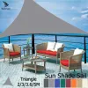 NETS 280GSM 98%UVBLOCK Sun Shelter Sunshade Protection Shade Sail Awising Camping Shade tyg Stor för utomhus Canopy Garden Patio