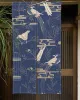 Gordijnen Chinese Traditionele Bloem Vogels Deurgordijn Japanse Noren Deuropening Gordijnen Inkt Schilderij Print Voor Keuken Partitie Gordijn