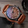 CURREN Top Marke Luxus Herren Uhren Männlich Uhren Datum Sport Militär Uhr Lederband Quarz Business Männer Uhr Geschenk 8225 21040317w