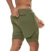 Herren-Shorts, Herren-Shorts, S-5XL, Jogging-Shorts, Herren, 2-in-1-Shorts, Fitnessstudio, Fitness, integrierte Tasche, schnell trocknend, Laufshorts, Herren-Sportshorts, 24325