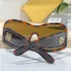 Lunettes de soleil de nouveau masque carré 24SS en acétate et en nylon LW40121 Designer Femmes de soleil Grands papillons