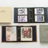 Álbuns 100/50 bolsos álbum de fotos 10x15 photocard binder coletor instax livro de memória kpop selo álbuns de notas para cartões protetores