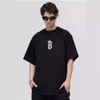 China-chique korte paar heren en dames straatletter losse katoenen top modemerk hiphop groot T-shirt met halve mouwen
