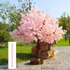 Calligraphy Artificial Cherry Tree Simulation Plant Wedding Party Festival Decoration Fake Peach Tree Hotel Stage Outdoor Garden Decoration