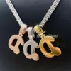 Top Factory Custom VVS Moissanite Diamond Necklace Iced Out Hip Hop Letter Name Pendant Chain