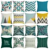 Pillow Waterproof Pillow Case Geometric Print Throw Pillow Covers Modern Outdoor Cushion Cover for Couch Patio Tent Home Decor