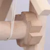 Machines houten traditionele weven weefgetouw voor kinderen speelgoed ambacht educatief geschenk houten weefframe breiermachine
