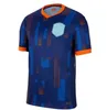 2024 Holanda Memphis Euro Cup Soccer Jersey Europeu Jong Virgil Dumfries Bergvijn Camisa Klaassen Blind De Ligt Homens Fãs Jogador Versão Kids Jersey