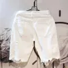 Shorts masculinos shorts de verão shorts de verão hip-hop botão com zíper shorts de verão de algodão perfurado masculino shorts de verão roupas masculinas 24325