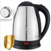 Tools 2L Electric Kettle Tea Coffee Stainless Steel 1000W Portable Travel Water Boiler Pot For Hotel Family Trip Water Boiler Bottle