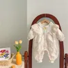 Onesie à fleurs pour bébés filles de 0 à 1 an, vêtements de printemps, vêtements d'escalade, 2024