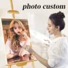 Numero foto dipinto personalizzato per numero di kit per personalità foto personalizzata personalizzata amici adulti, amanti, bambini regali dipinti decorazioni murali