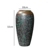 Vase 32cm高さのセラミック中国スタイルのJingdezhen Els Flower Arribnes