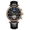 2024 Orologi di moda da uomo orologio di lusso scheletro tourbillon meccanico automatico montre de luxe classico cinturino in pelle ew fabbrica orologi da donna gent