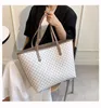 Sacs de soirée Luxe Haute Capacité Sac à main Fourre-tout Femme 2024 Pu Sac à bandoulière en cuir pour femmes Marque Designer Rayé Shopper 2 PCS Ensemble