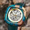 Orologi da polso BOBO Bird Wood Mens Automatic Square Wood Resina epossidica da polso Mens Machinery and rel gio automaticoC24325