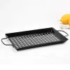 Sprayers Large Non Stick Bbq Pans Grill Barbecue Basket Carbon Steel Grill Fish Meat