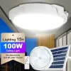 Décorations Plafonnier solaire d'intérieur intelligent IP65 Lampe de jardin extérieure Lampe solaire avec lumière de couloir de ligne pour la décoration de jardin