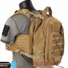 Taschen EmerGear Assault Rucksack Abnehmbarer Bediener Pack Molle EDC Bag Backpack Militärtatische Rucksack Jagdtasche Multicam MCTP