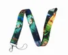 Commercio all'ingrosso 20 pezzi Cartoon Anime Giappone One Piece Cinghie Cordino Cinghie per telefono Charms Portachiavi Carta d'identità Corda per appendere Sling Neck Strap Ciondolo Ragazzo Ragazza Regali