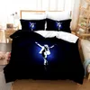 Wydrukowane 3D Michael Jackson Duvet obejmuje poduszki poduszek pościel