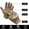 Men Riding Gloves Cycling Bike Full Finger Motos Racing Gloves Antiskid Screen Touch Outdoor Sports Tactical Gloves Protect Gear 240312