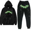 Sweatshirts Mens Pullover Tracksuits Y2K SP5DER 5555555 Sweater Hoodie Set Women Hoodies Tracksuit Hip Hop Singer Spider Web Printed Sports Sweatshirt Sport