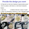 Factory Custom Iced Out VVS Moissanite Lab Hip Hop Sopp Sinndant Pass Pass Diamond Tester Men 18K Gioielli in oro