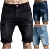 2023 New Spring Summer Men's Denim Shorts mascules Vêtements de vêtements pour hommes Ripped Jeans Denim Cott Short Men Men Shorts L2ST #