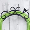 بكرات Heavy Duty Garden Hose Hose Wall Mount Yard Synd Hose Storage Organizer Deluxe Metal Water Pipe Cenly Hook Butler Butler