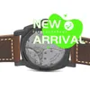 Paneraiss Deisgn Movement Watches Luminous Machine Watch 1940 3 일 48mm PAM00577 to102264 Mechanical Designer Automatic Watch 스테인리스 스틸