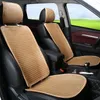 Assento de carro cobre esteira de rattan verão almofada respirável refrigeração volta almofada universal localização veículo suprimentos
