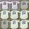 Hommes des années 1973-1990 Nouveau CLEON JONES WARREN SPAHN KEVIN McREYNOLDS RAY KNIGHT ART SHAMSKY WILLIE MAYS DAVE KINGMAN FRANK VIOLA Throwback York Baseball Jersey S-5XL