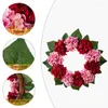 Decorative Flowers Artificial Floral Wreath Elegant Front Door Seasonal Wedding Wall Decor