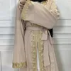 Ethnic Clothing Kaftan Lace Embroidery Open Abayas For Women Dubai Turkish Kimono Cardigan Eid Ramadan Jalabiya Islamic Abaya Dress Robe