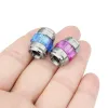 Paracord Titanium Alloy Resin Candy Color Knife Bead Paracord Pendant DIY Flashlight Umbrella Rope Antilost Beads