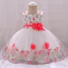 Girl Dresses Baby Dress 1 Year Birthday 3 6 9 12 18 24 Months Toddler Kids Clothes Lace Christening Gown Princess Infant Party Costume