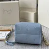 24SS женская роскошная дизайнерская новая мечта ледяная синяя сумка-подушка женская сумка через плечо сумка через плечо косметичка кошелек 20 см Iplfs