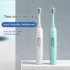Heads Trådlös laddning av elektrisk tandborste och Scaler Ultrasonic Dental Brush Adult IPX7 Mjuka borstar Automatisk tänder Renare gåva