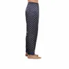 Hemma män byxor pyjamas casual sweatpants homewear lg lounge loungewear nattkläder satin siden bottnar sömnkläder p0a3#