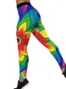 Leggings pour femmes Impression numérique Femmes Fitness Joggings Taille haute Pantalon de yoga élastique Running Femme Sport Sexy Leggins Gym Training