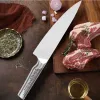 Knivar 18st kök knivar set japansk santoku kniv kock kött klyvare skivning kniv skarp kök sax fruktbröd kniv bbq