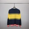 2024 New European Men's and Women's Designer Sweater Retro Classic Luxury Sweatshirt Men's Arm Letter Embroidery Round Neck Comfortable and High Quality