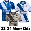 3XL 23 24 Puebla F.C. 축구 유니폼 Ferrareis de Buen Mancuello Velasco 2023 2024 Fraga Football Shirts 남자 유니폼 어린이 키트 양말 풀 세트