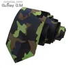 Halsband Halsband Fashion Camouflage Neck Band för män Casual Slim Tie Gravatas Skinny Mens Slips för Party IC Jacquard Men slipsar Gravatas Y240325